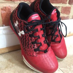 Red Under Armour Sneakers
